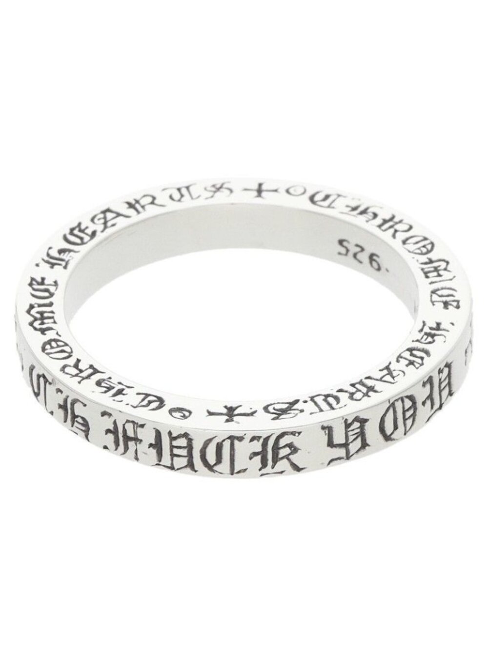 Chrome Hearts Spacer Fckyou Silver Ring